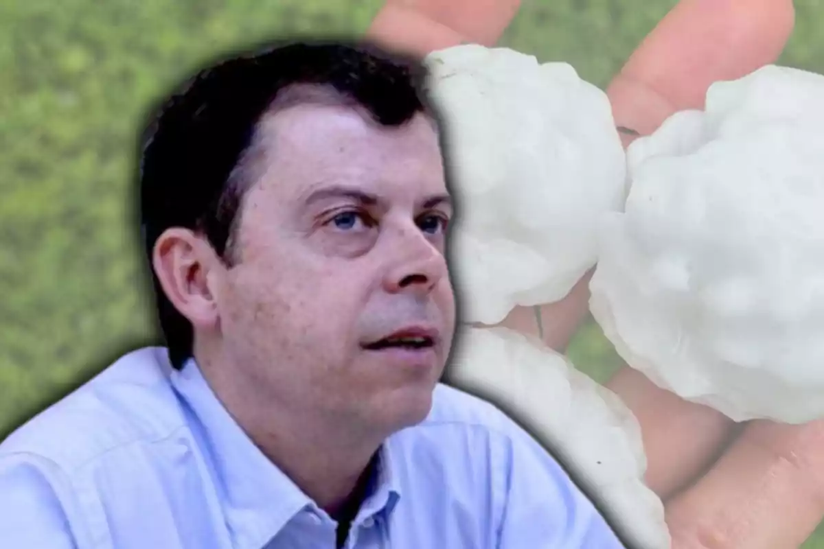 Francesc Mauri i imatges de la pedregada