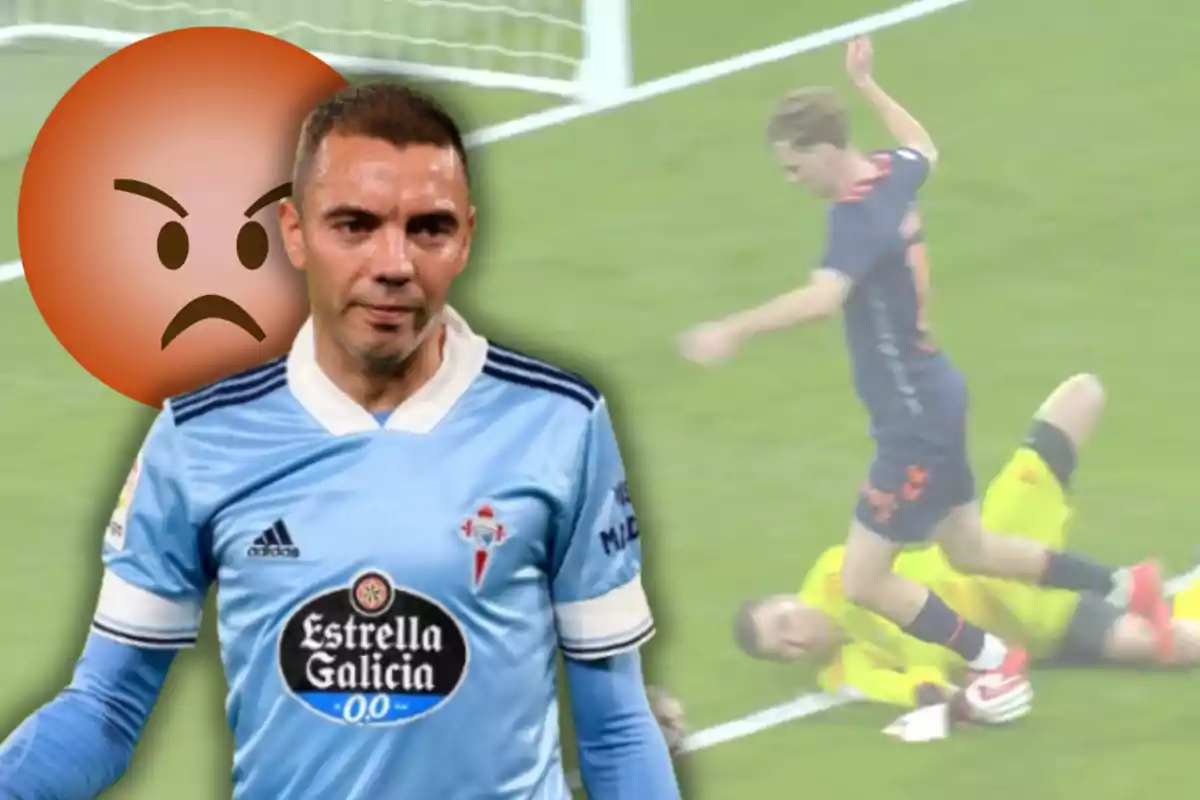 Iago Aspas opina sobre el penal a Swedberg