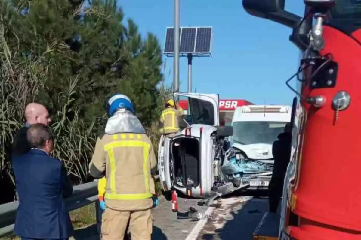 Accidente en la C-17