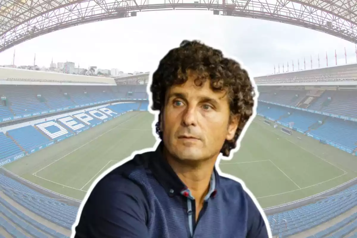 Imanol Idiakez, entrenador del Depor