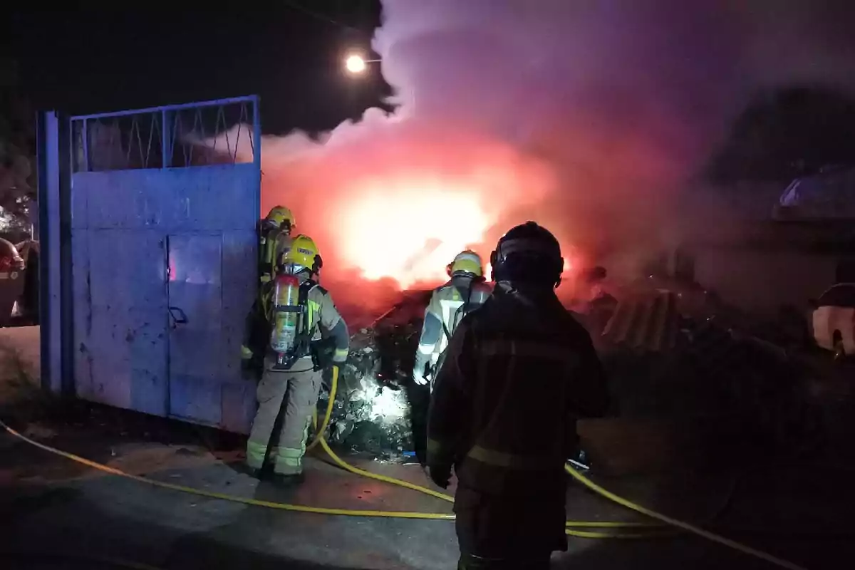 Incendi a Vilanova i la Geltrú