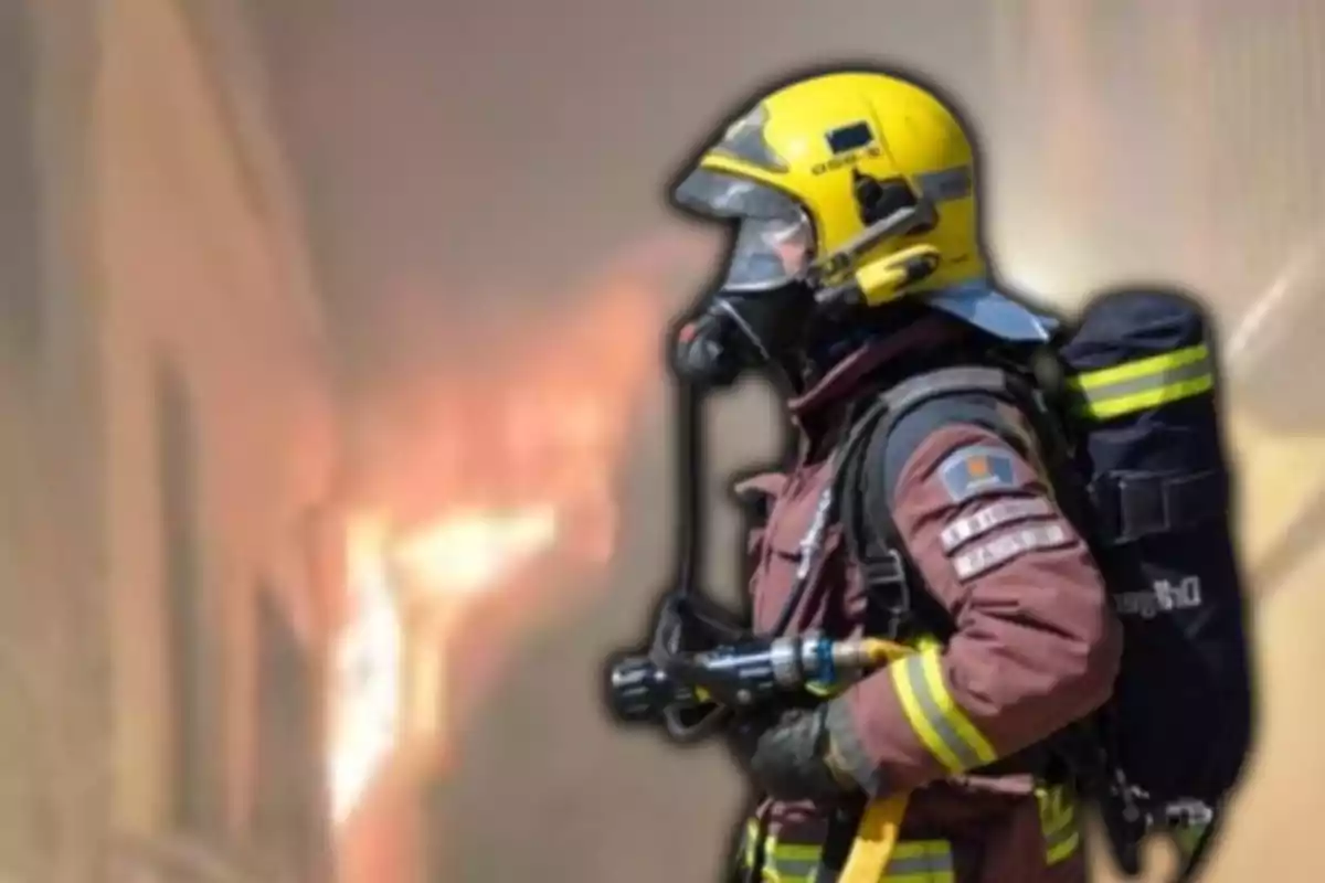 Bombarder en un incendi
