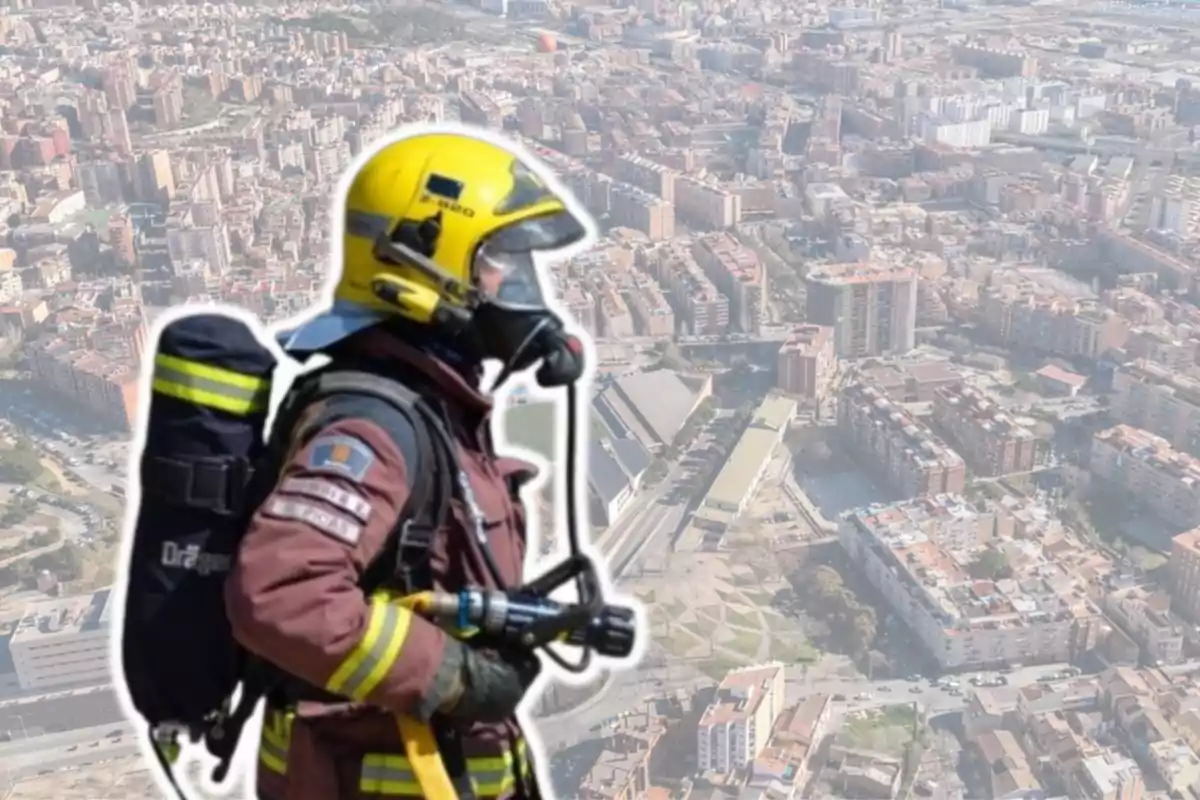 Bomberos de Catalunya en Santa Coloma de Gramenet