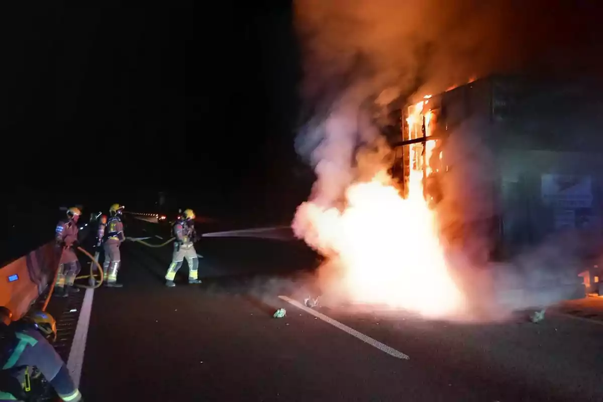 Imágenes del accidente