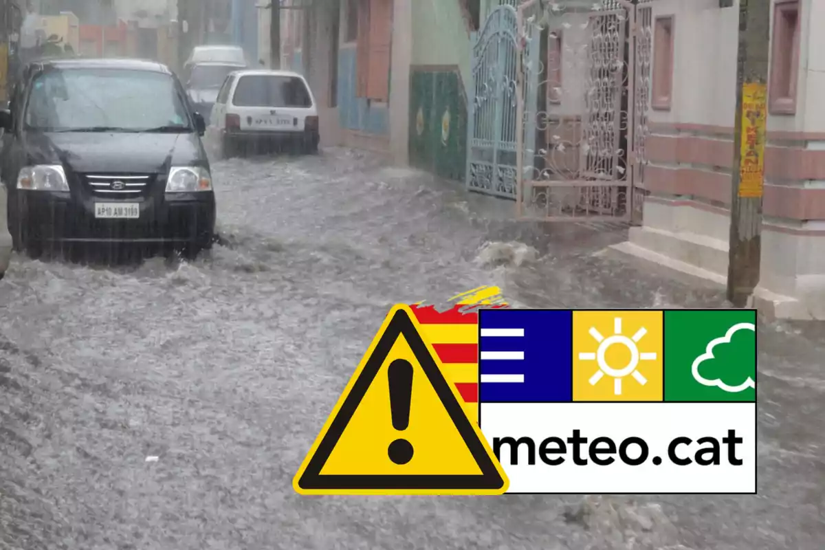 Alerta meteocat per pluges torrencials