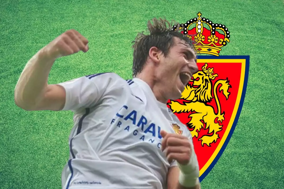 Iván Azón, jugador del Real Zaragoza