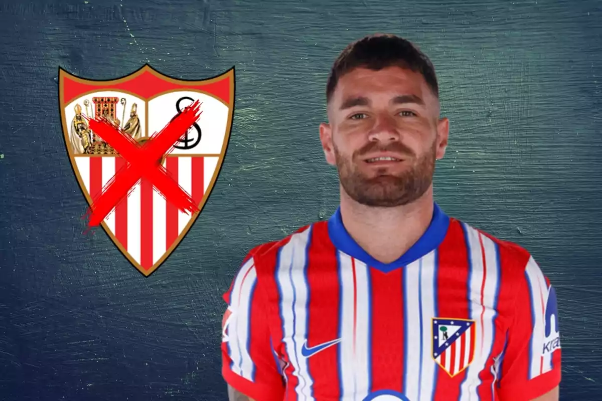 Javi Galán, encara jugador de l'Atleti