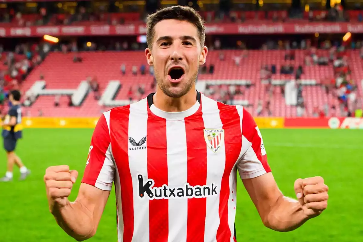 Javi Martón en su debut con el Athletic Javi Martón en su debut con el Athletic