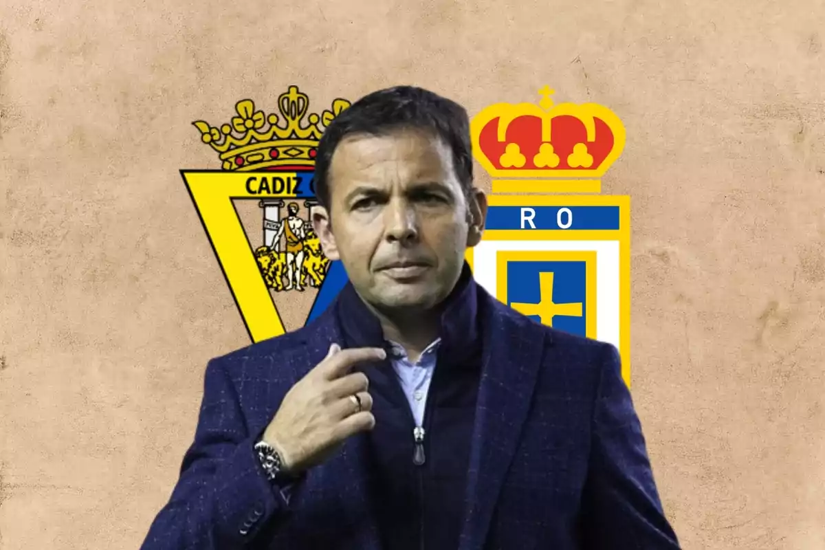 Javier Calleja, entrenador del Reial Oviedo