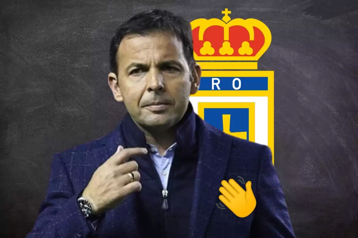 Javier Calleja, entrenador del Reial Oviedo