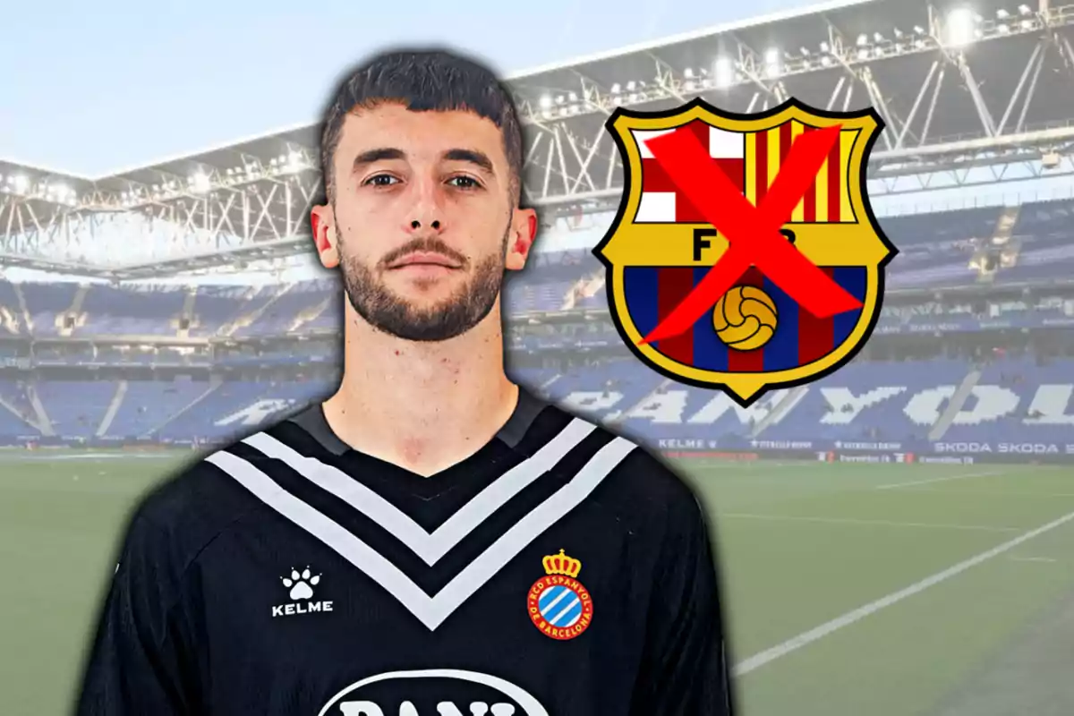 Joan Garcia i l’escut del Barça