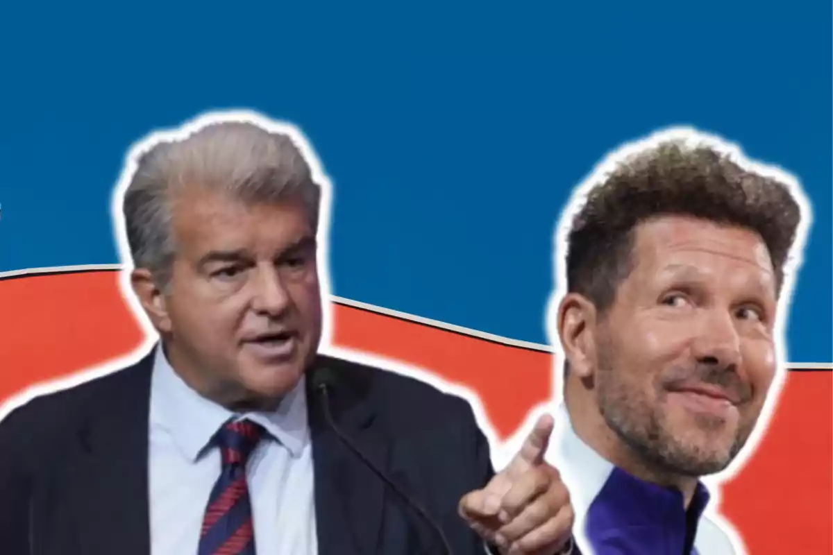 Joan Laporta y Cholo Simeone