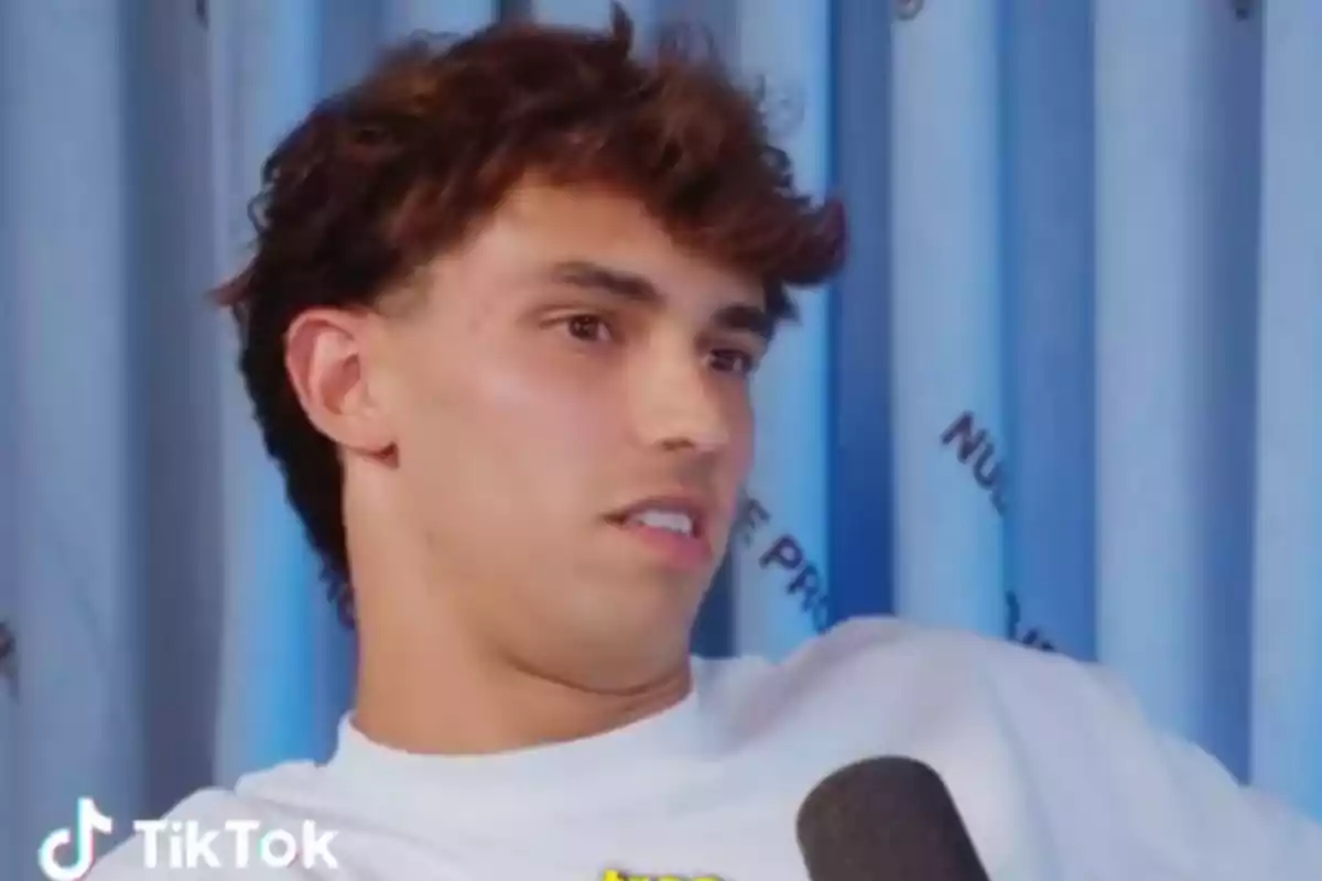 Muntatge amb Joao Félix en una entrevista Muntatge amb Joao Félix en una entrevista