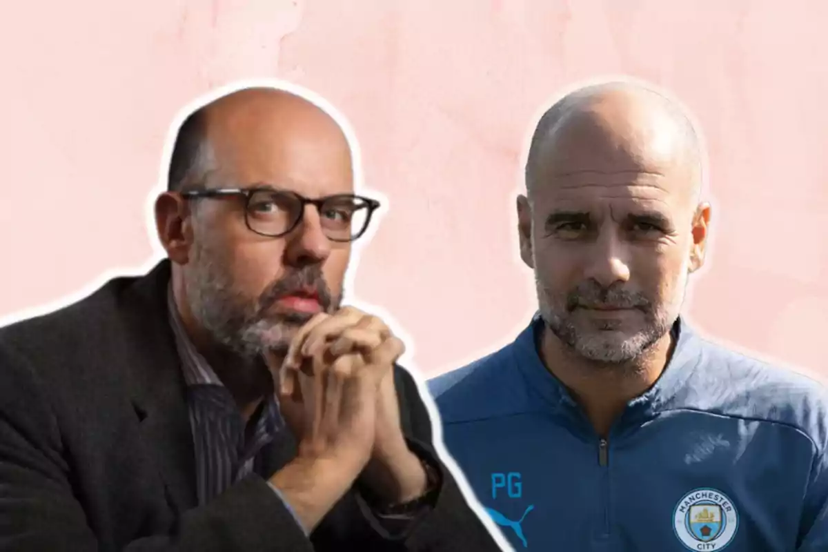 Jordi Basté y Pep Guardiola