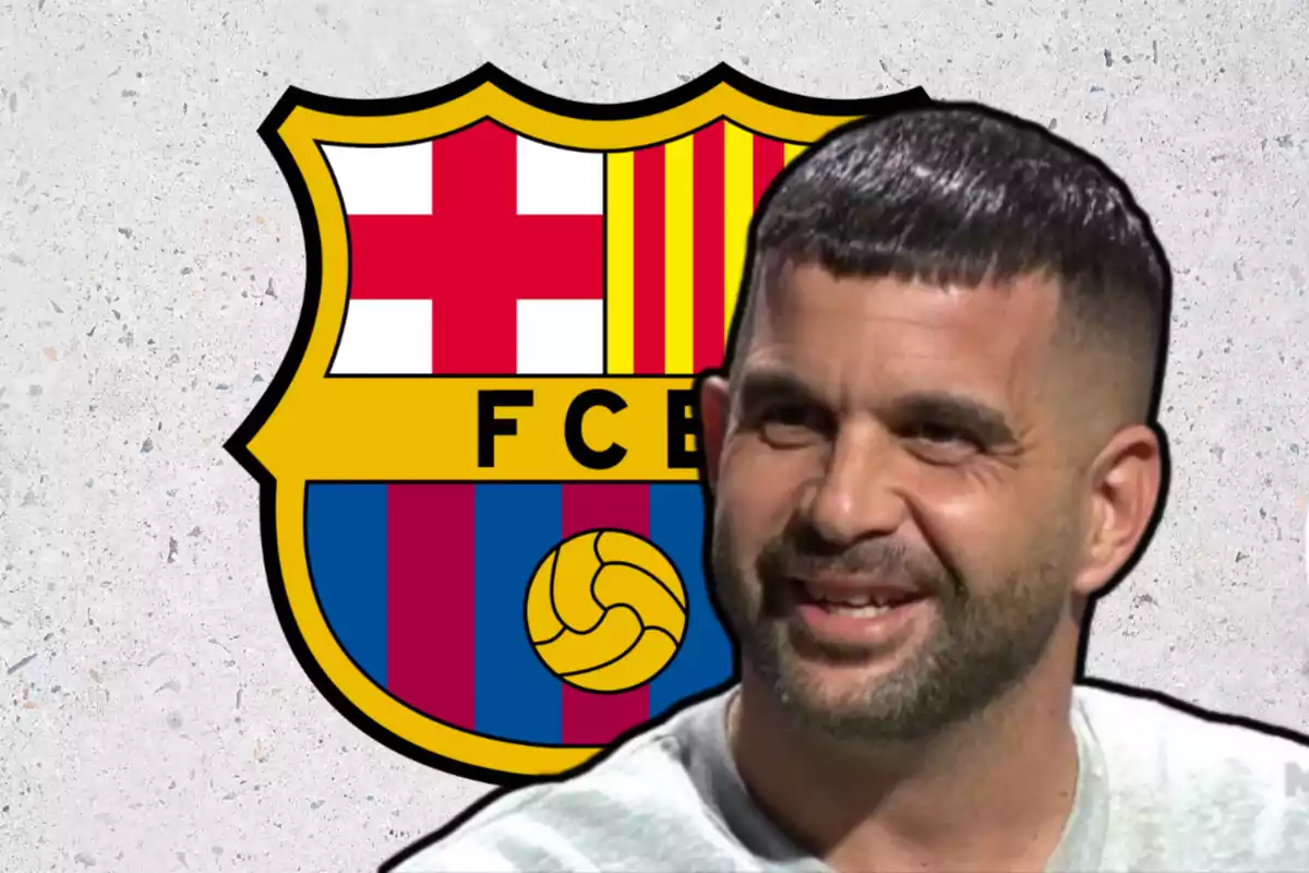 José Álvarez, del Chiringuito, i l'escut del Barça