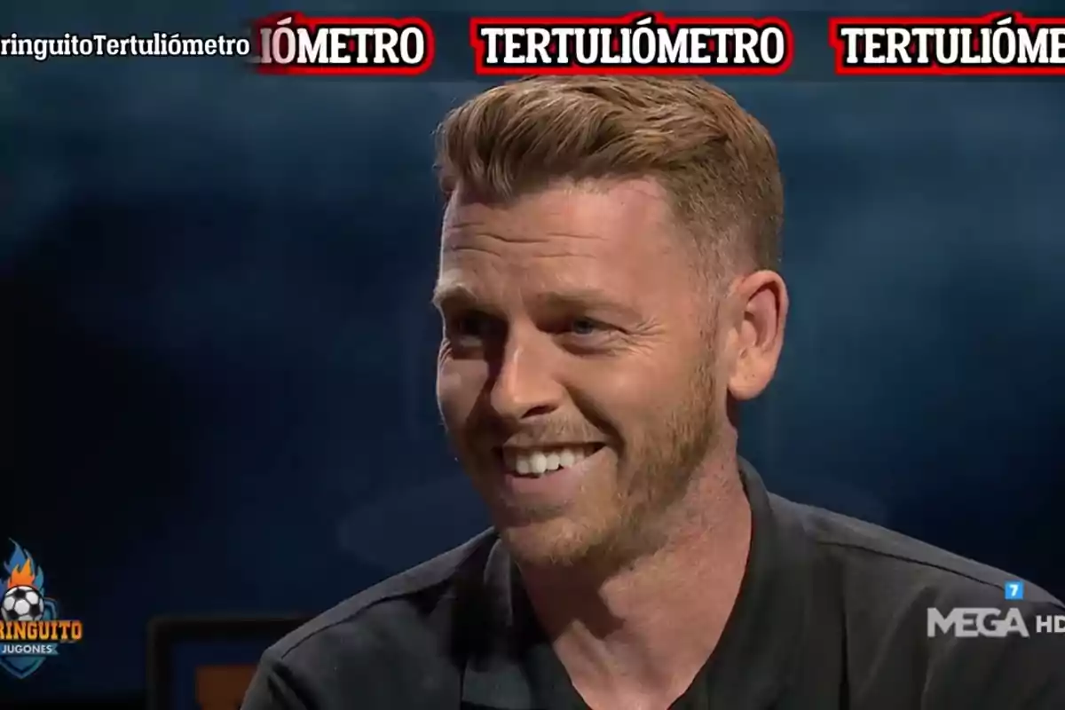 Jota Jordi en un programa de 'El Chiringuito' Jota Jordi en un programa de 'El Chiringuito'