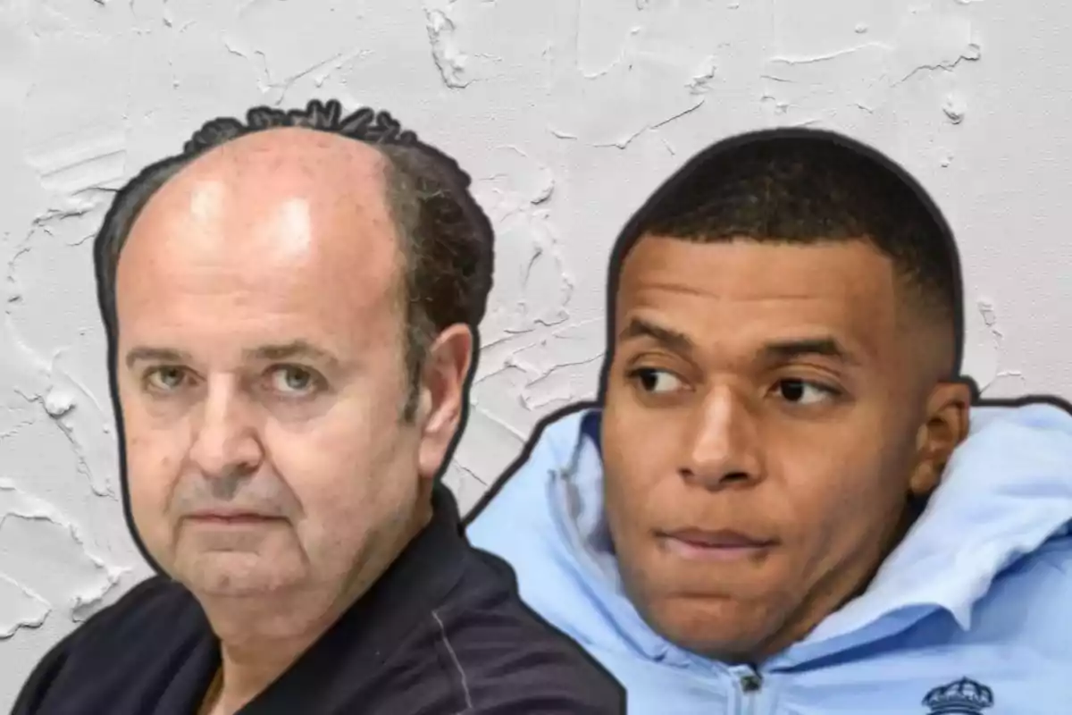 Juanma Rodríguez y Kylian Mbappé