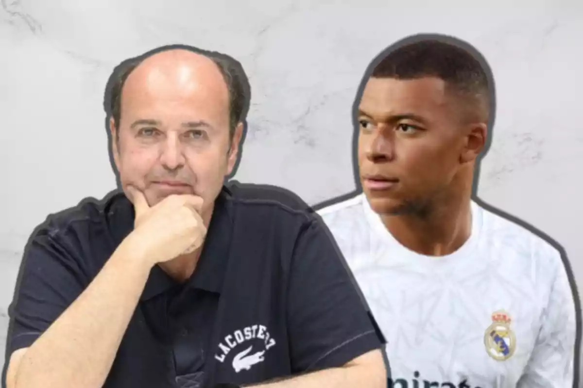 Juanma Rodríguez y Kylian Mbappé