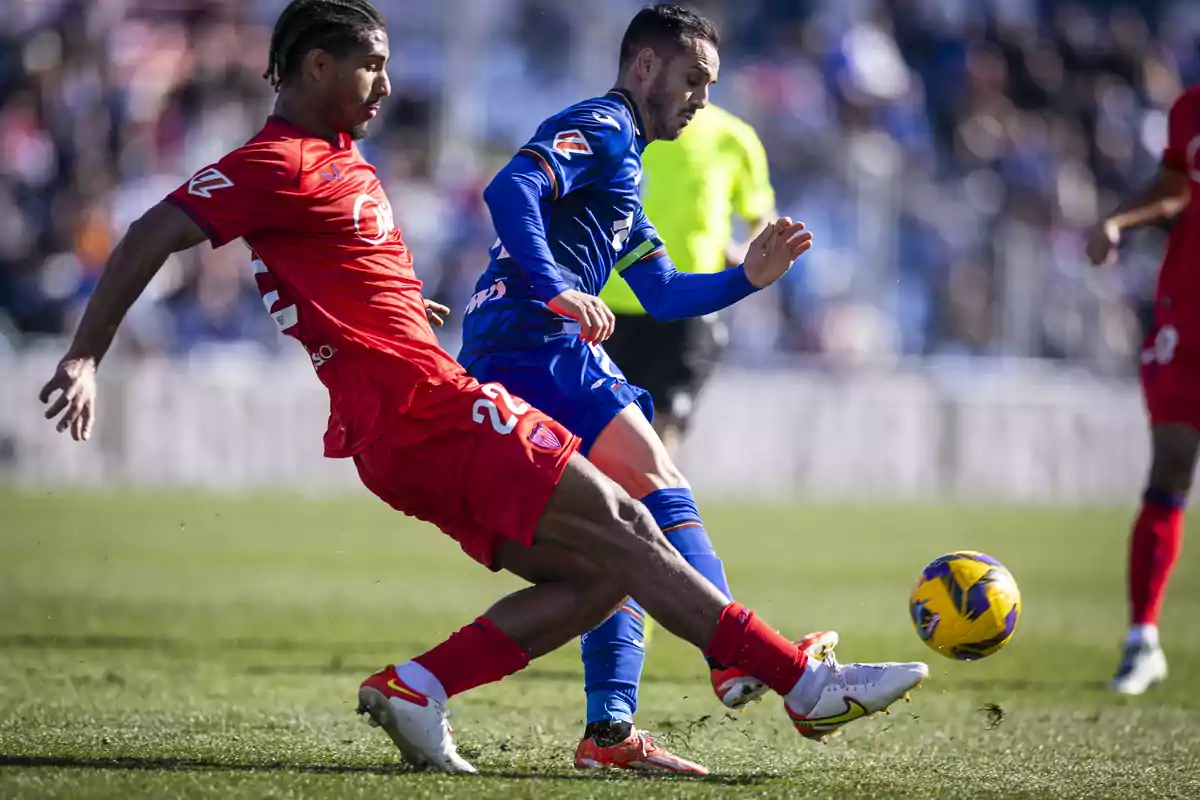 Juanmi en un partit amb el Getafe contra el Sevilla Juanmi en un partit amb el Getafe contra el Sevilla