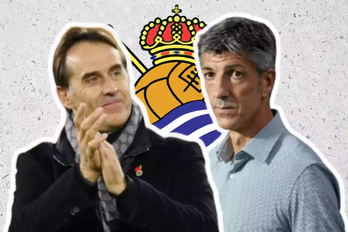 Julen Lopetegui i Imanol Alguacil