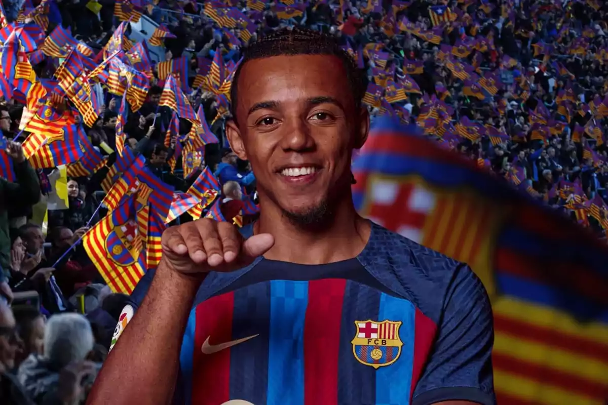 Afició del Barça i Jules Koundé