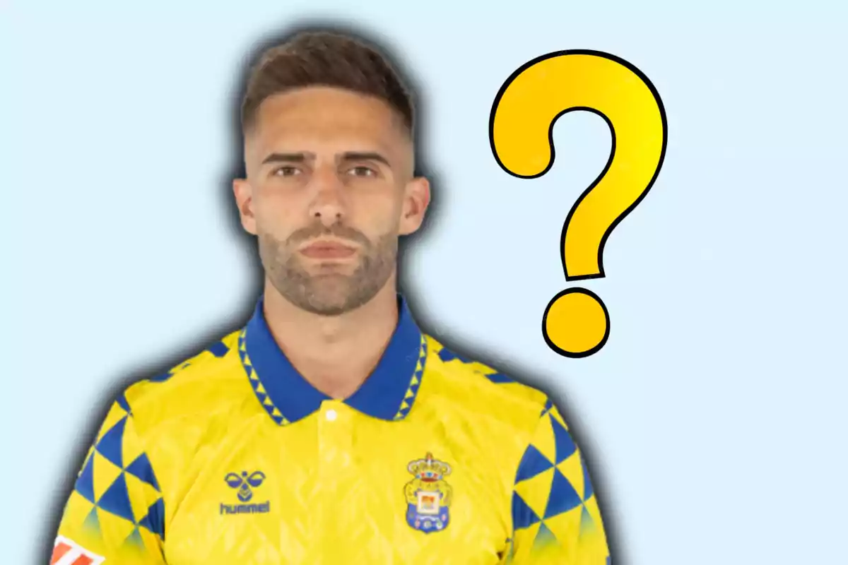 Pejiño, jugador de la UD Las Palmas