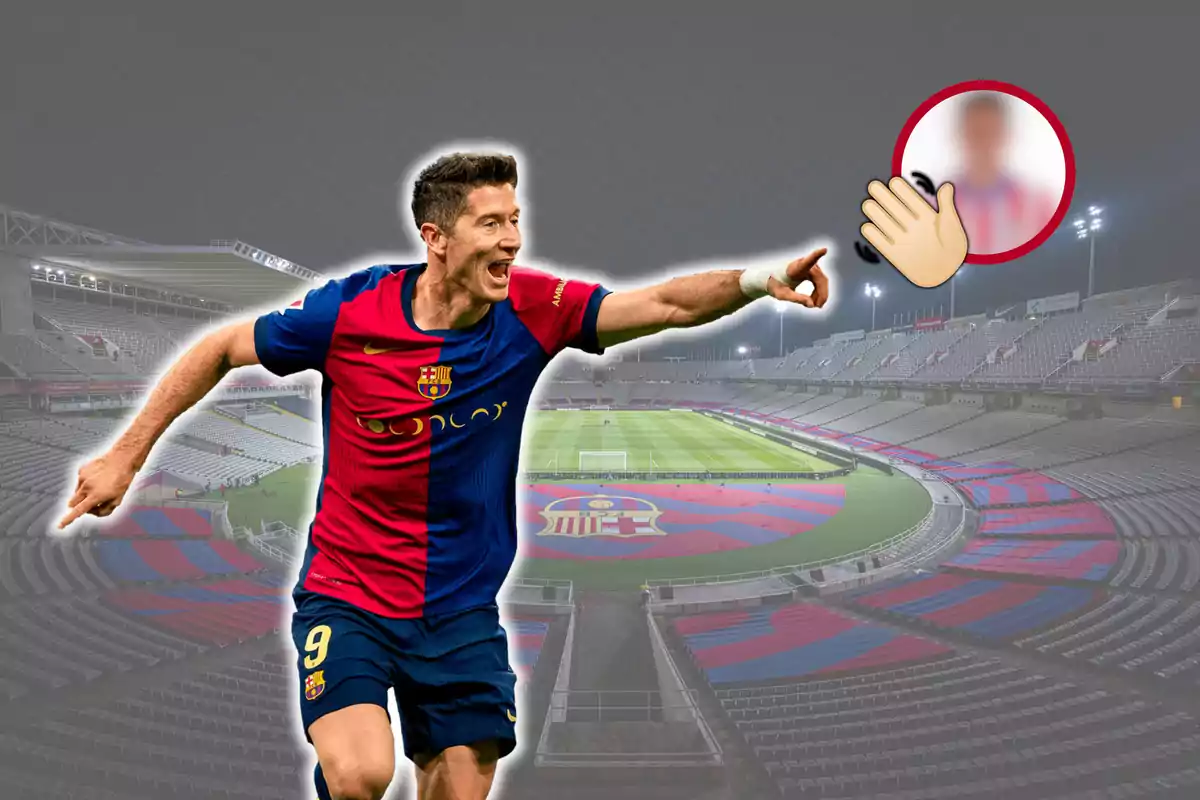 Robert Lewandowski, jugador del Barça