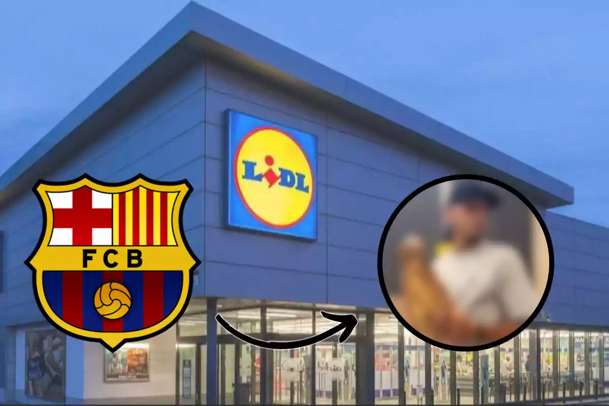 Un jugador del Barça enxampat al Lidl