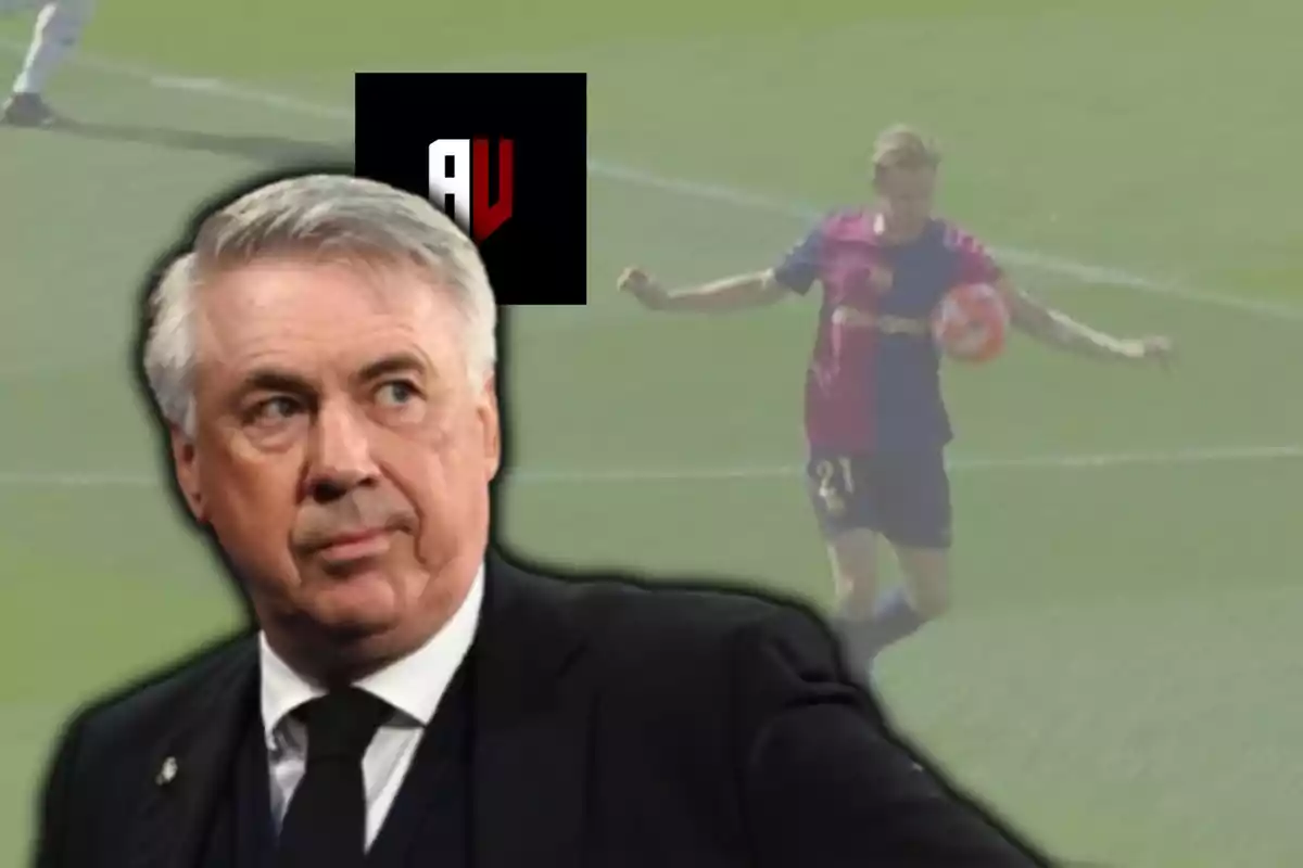 Ancelotti y la mano de De Jong en el Clásico