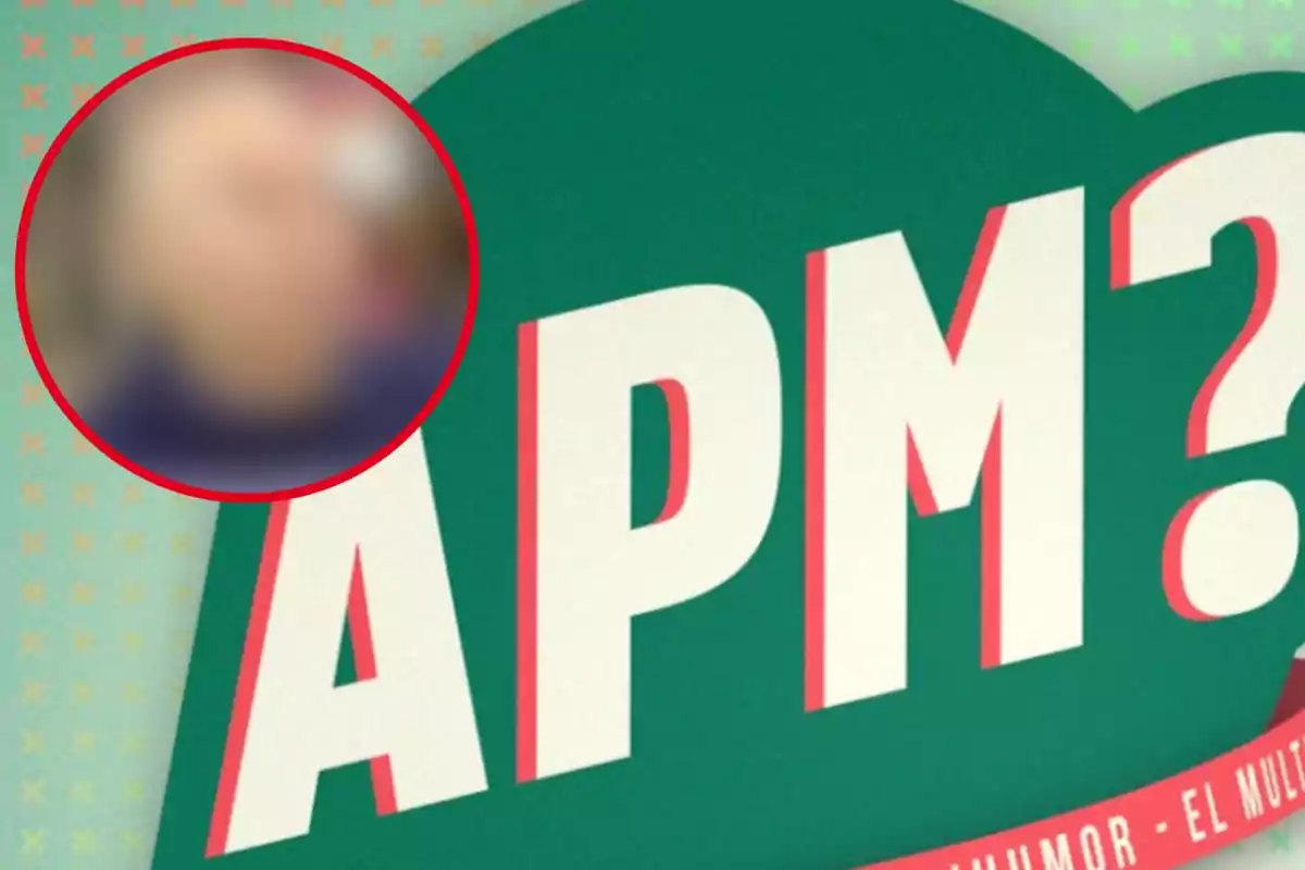 Imatge d'un cartell amb les lletres "APM?" gran i un cercle vermell amb una imatge borrosa al seu interior.