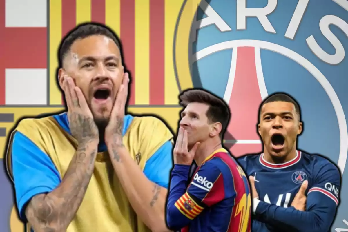 Neymar, Leo Messi i Kylian Mbappé