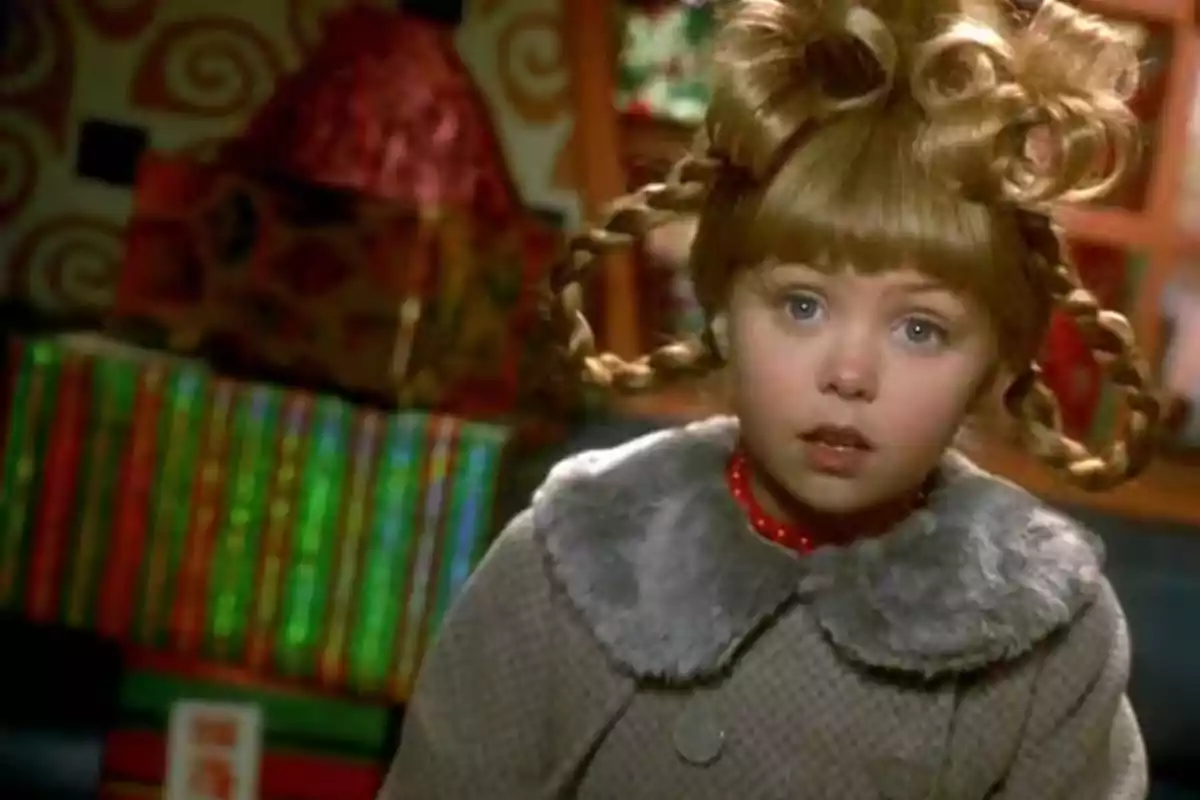 Niña protagonista en El Grinch