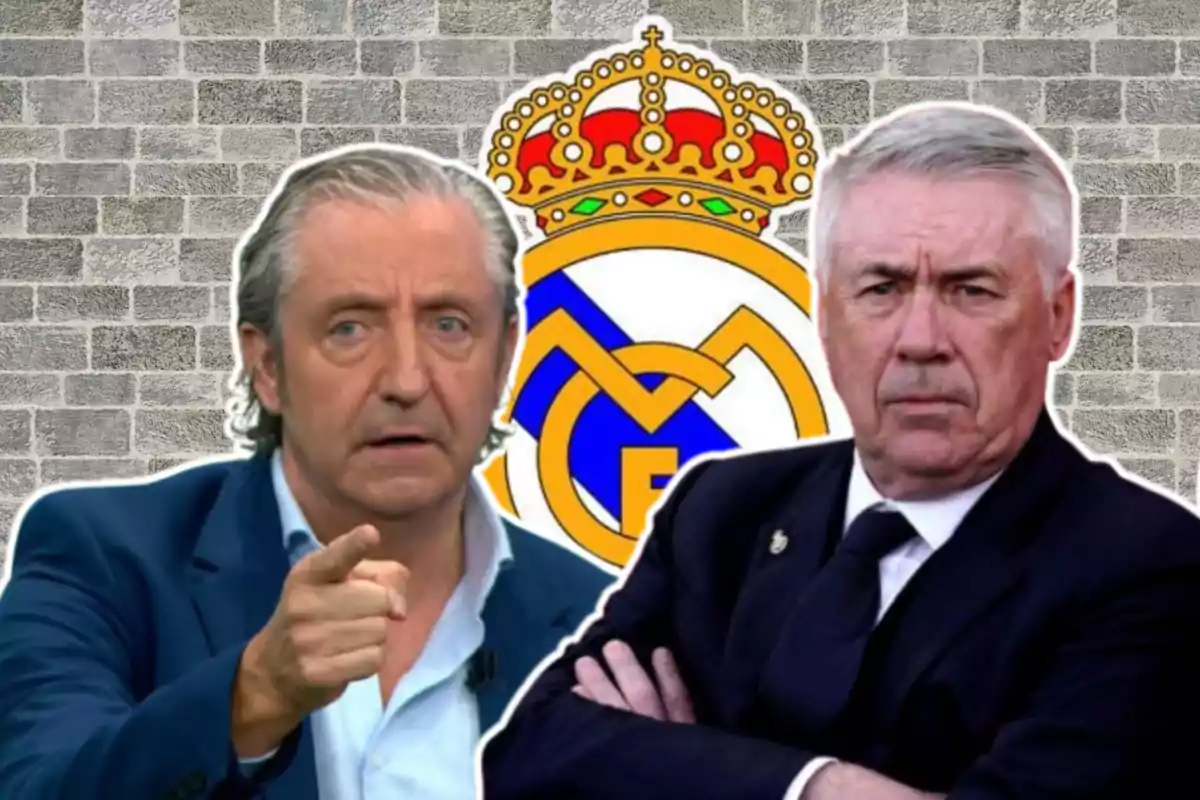 Josep Pedrerol i Carlo Ancelotti