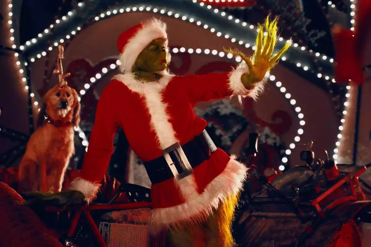 Escena película El Grinch