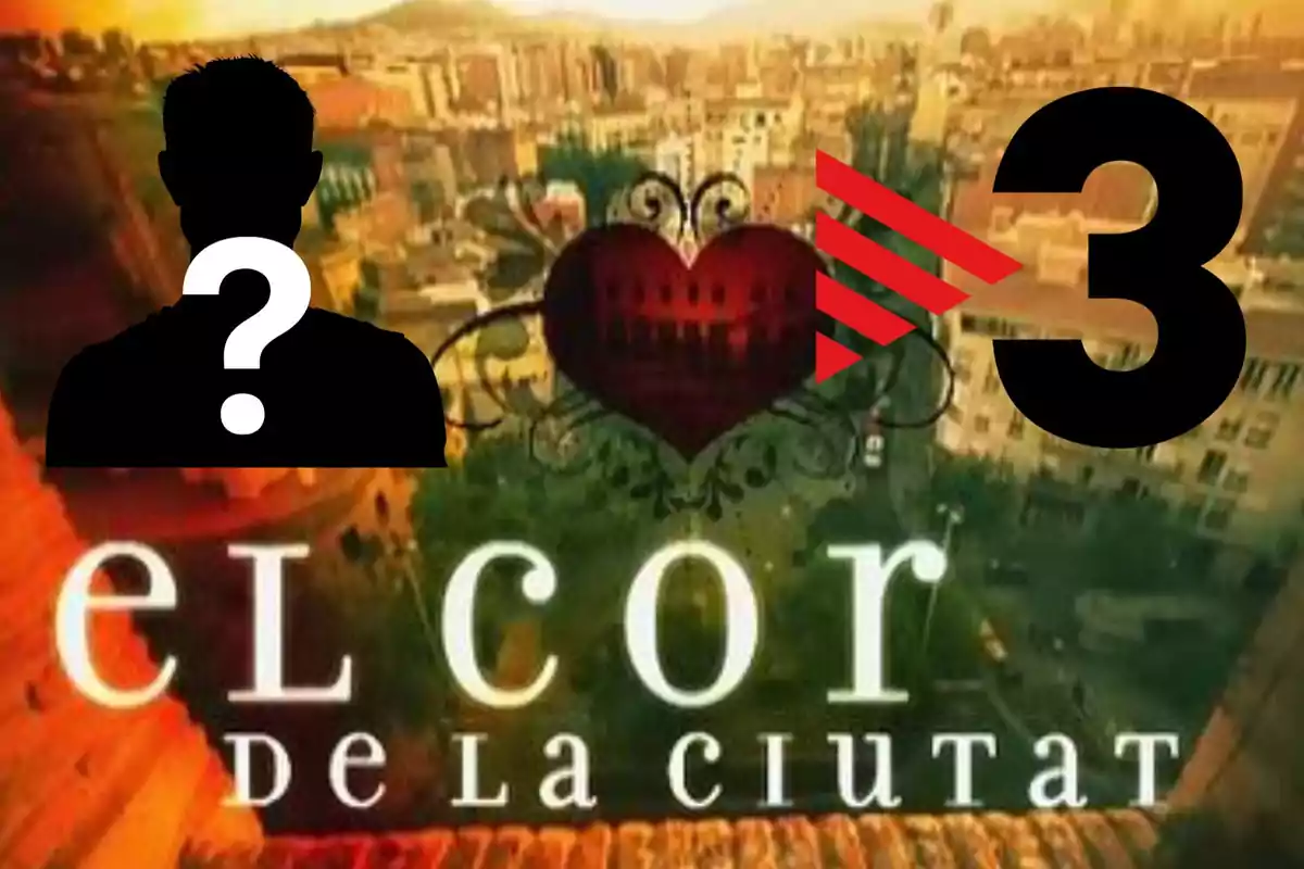 Imatge amb el text "el cor de la ciutat" sobre un fons urbà, un cor vermell al centre, un número 3 gran a la dreta i una silueta de persona amb un signe d'interrogació a l'esquerra.