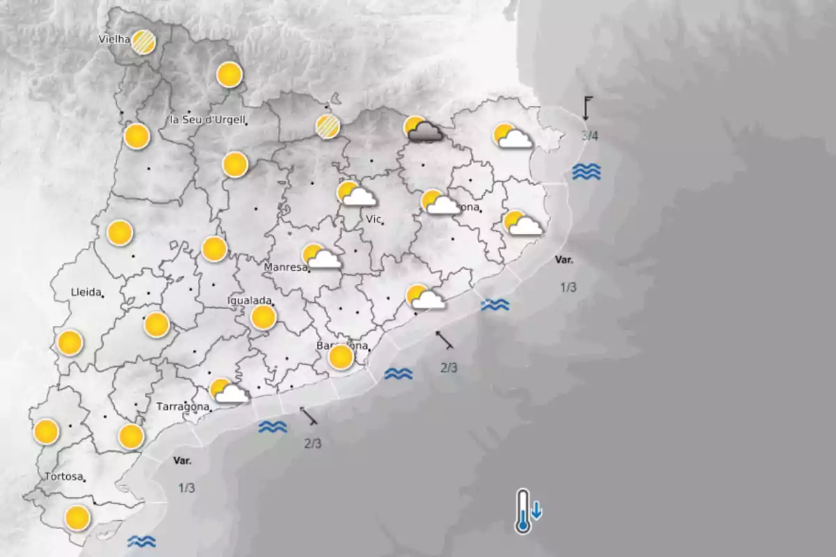 Previsió meteorològica per al dimarts 27 de maig Previsió meteorològica per al dimarts 27 de maig