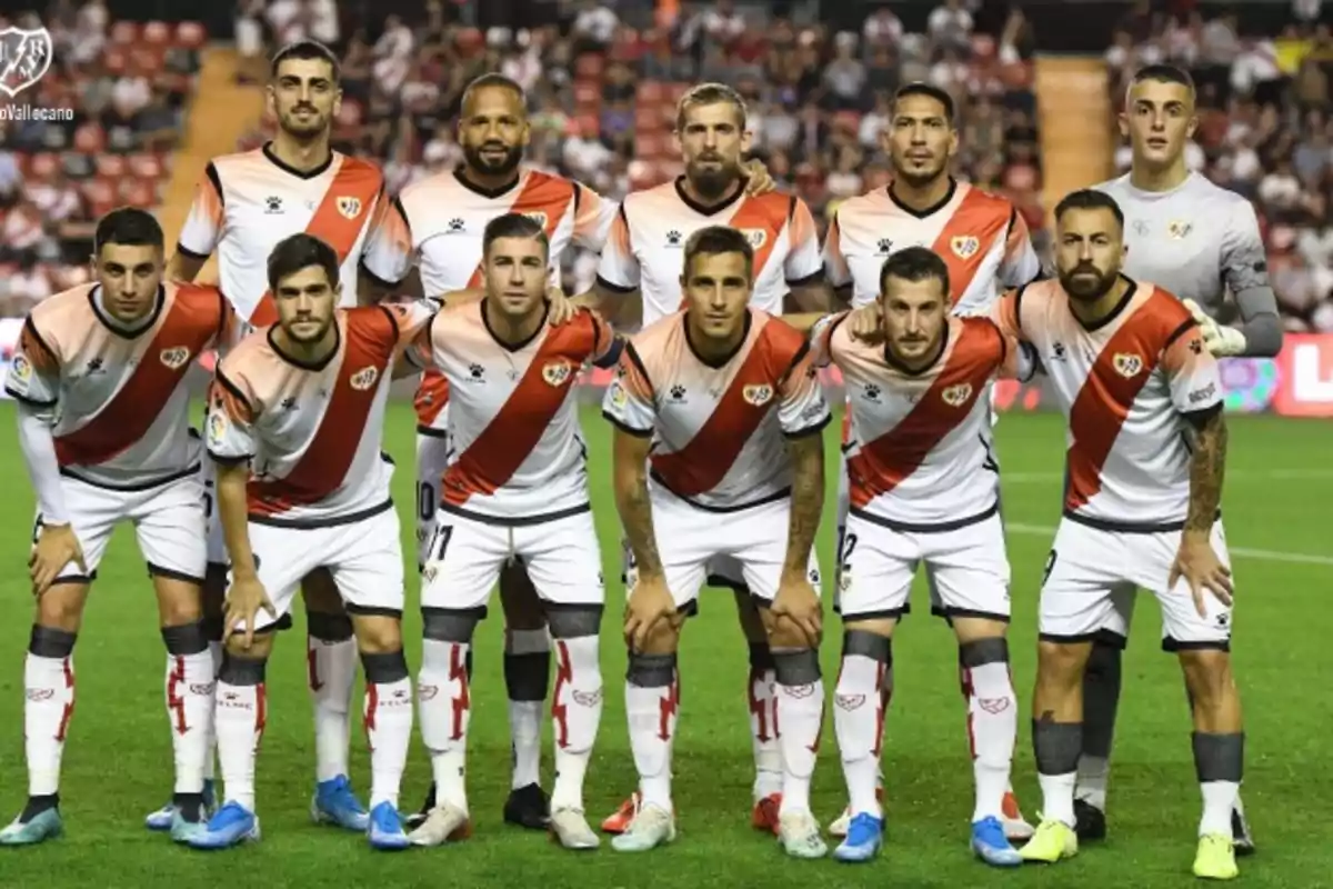 Jugadors del Rayo Vallecano el 2019