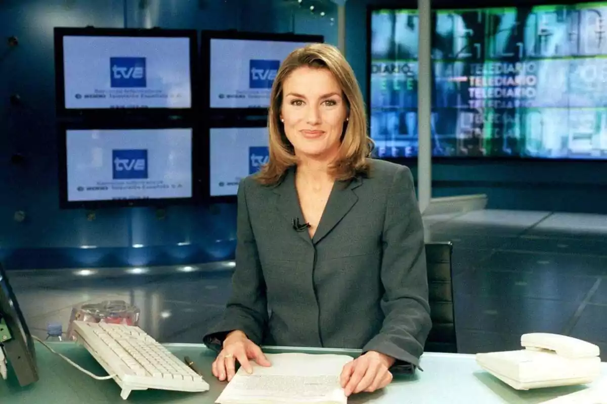 Letizia Ortiz Rocasolano, presentaba los informativos de TVE antes de convertise en reina Letizia Ortiz Rocasolano, presentaba los informativos de TVE antes de convertise en reina