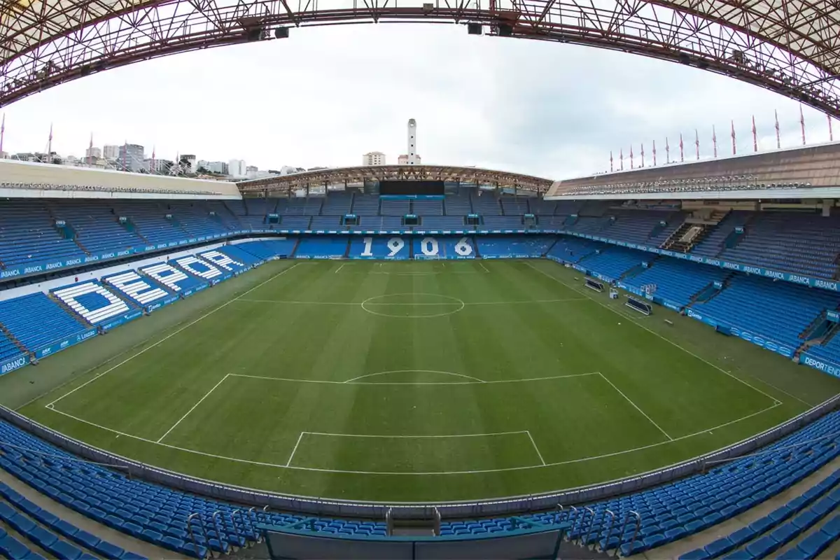 Riazor, estadio de fútbol del Deportivo de la Coruña