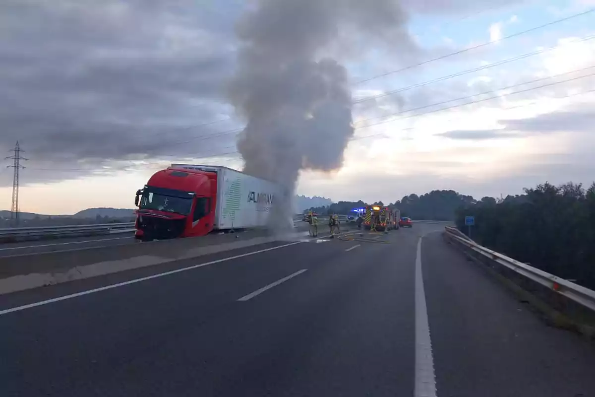 Imágenes tras el accidente