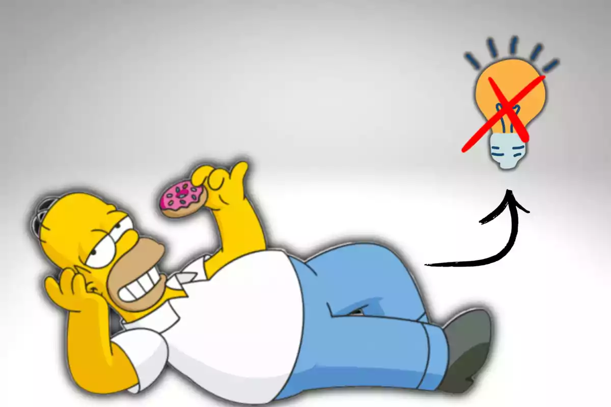 Homer Simpson i l'apagada