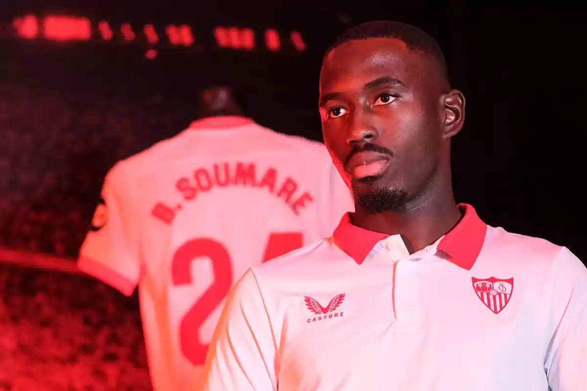Soumaré amb el Sevilla Soumaré amb el Sevilla