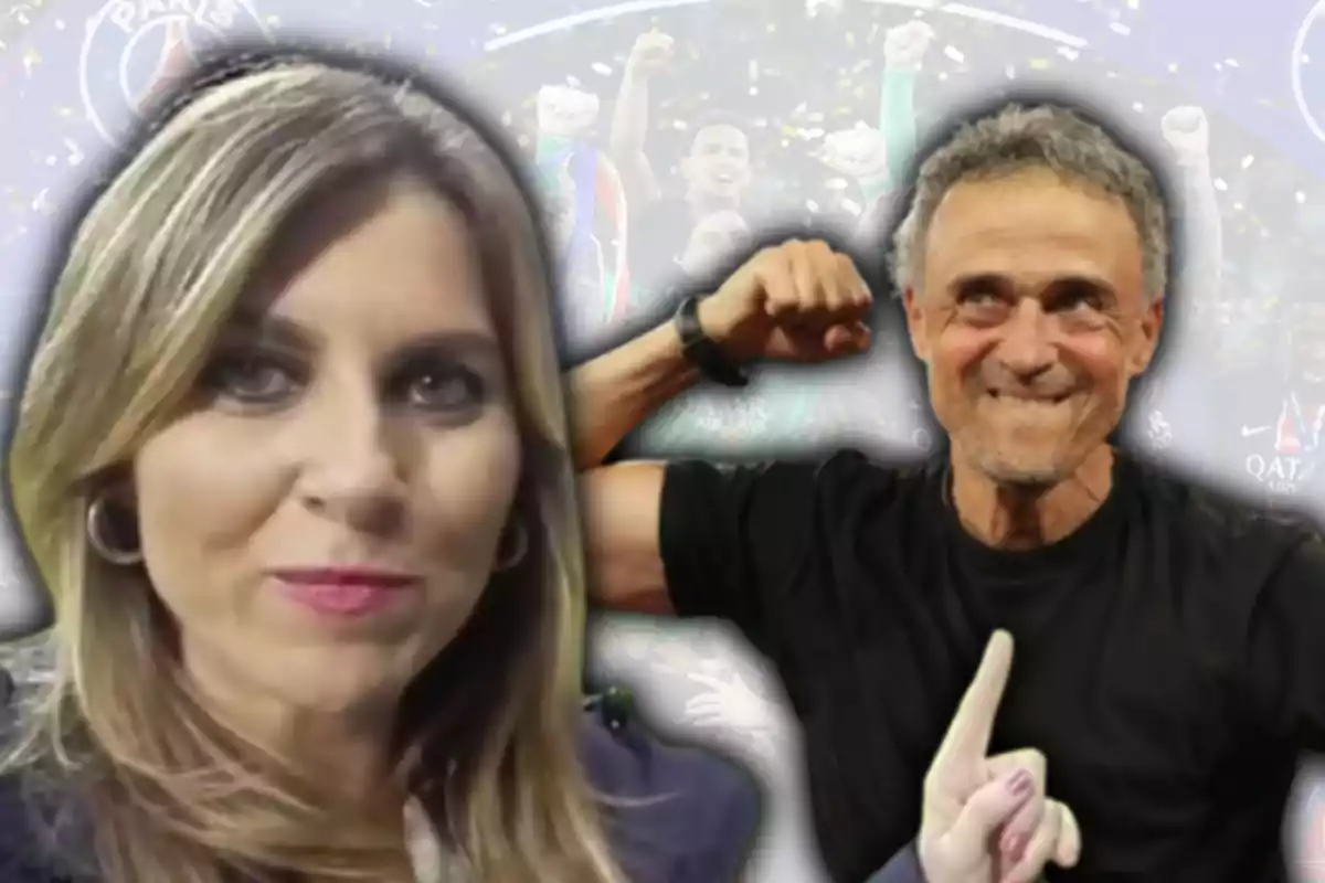 Susana Guasch y Luis Enrique