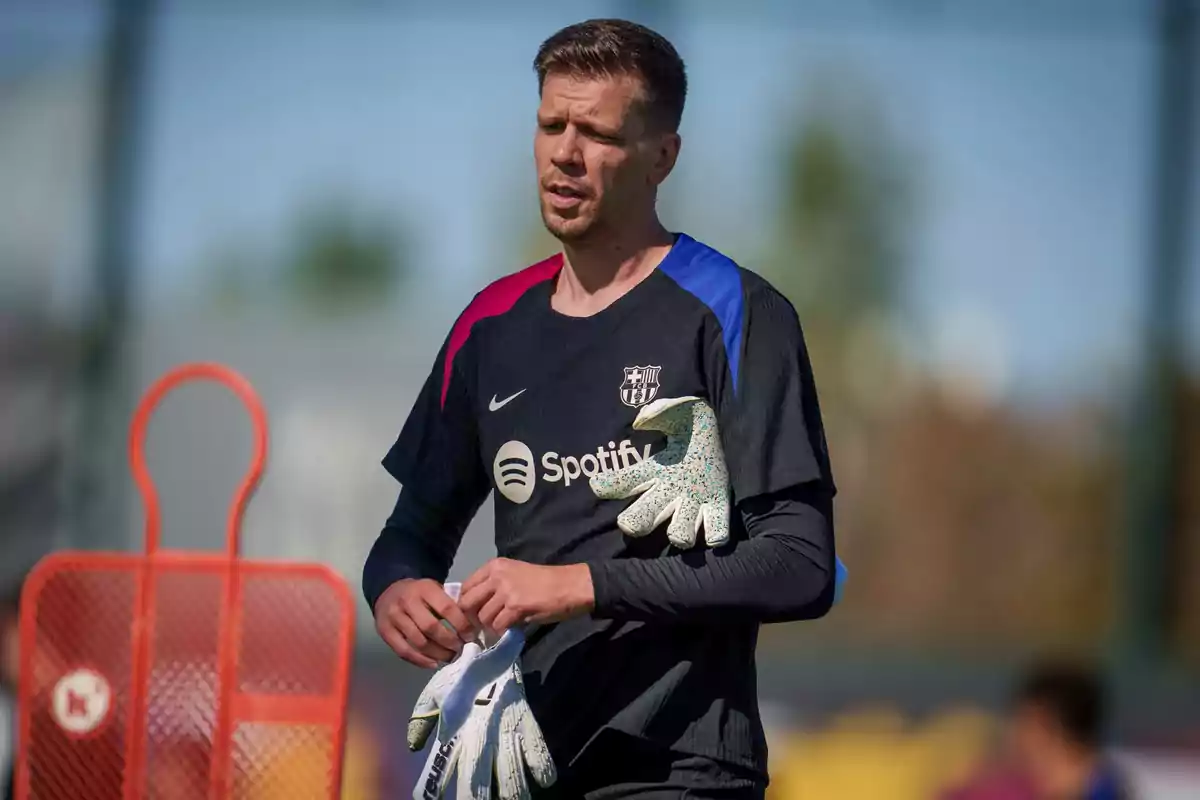 Szczesny, porter del Barça.