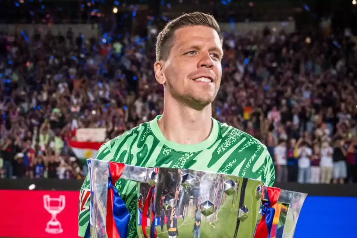 Szczesny en la celebració Szczesny en la celebració