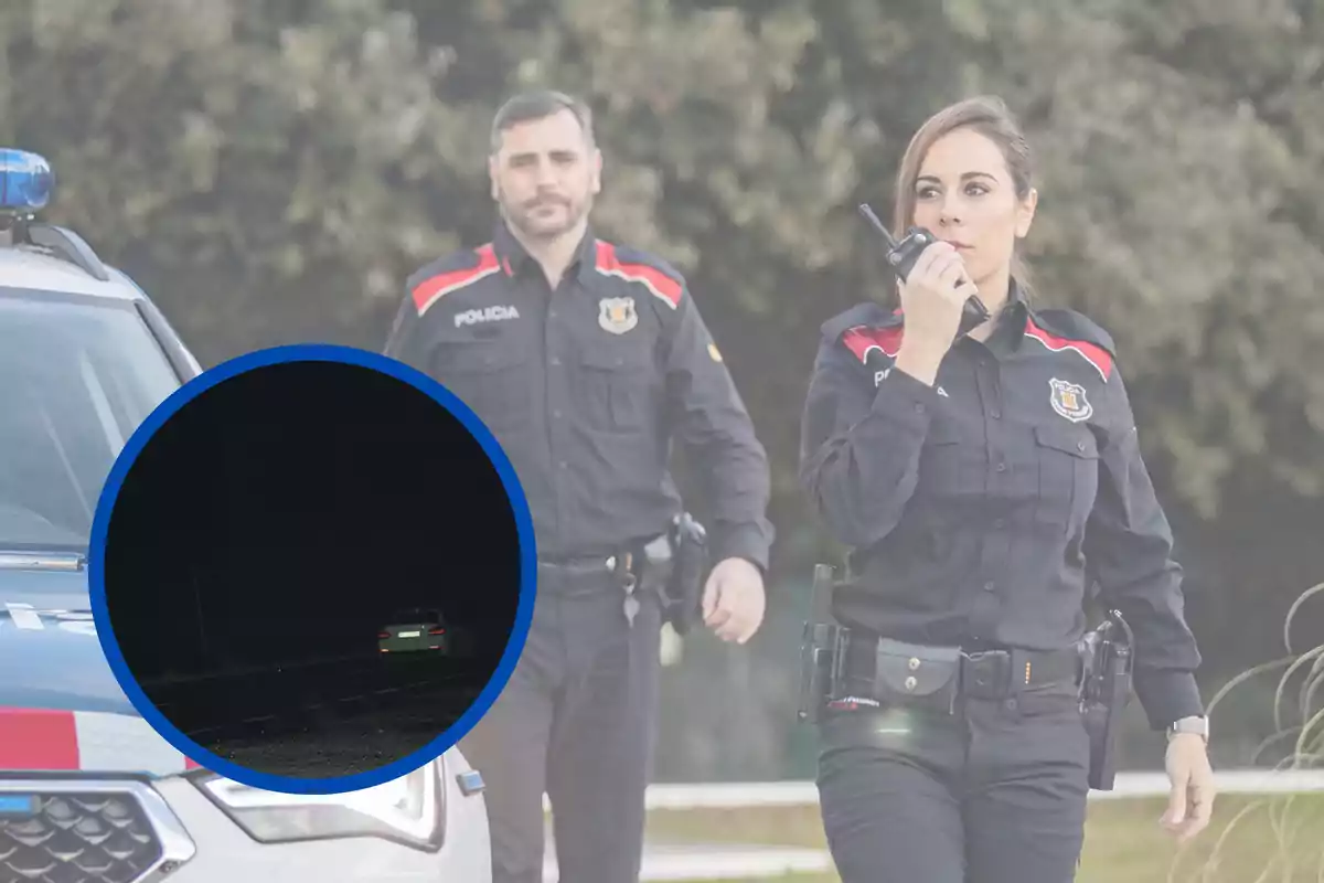 El cotxe denunciat pels Mossos