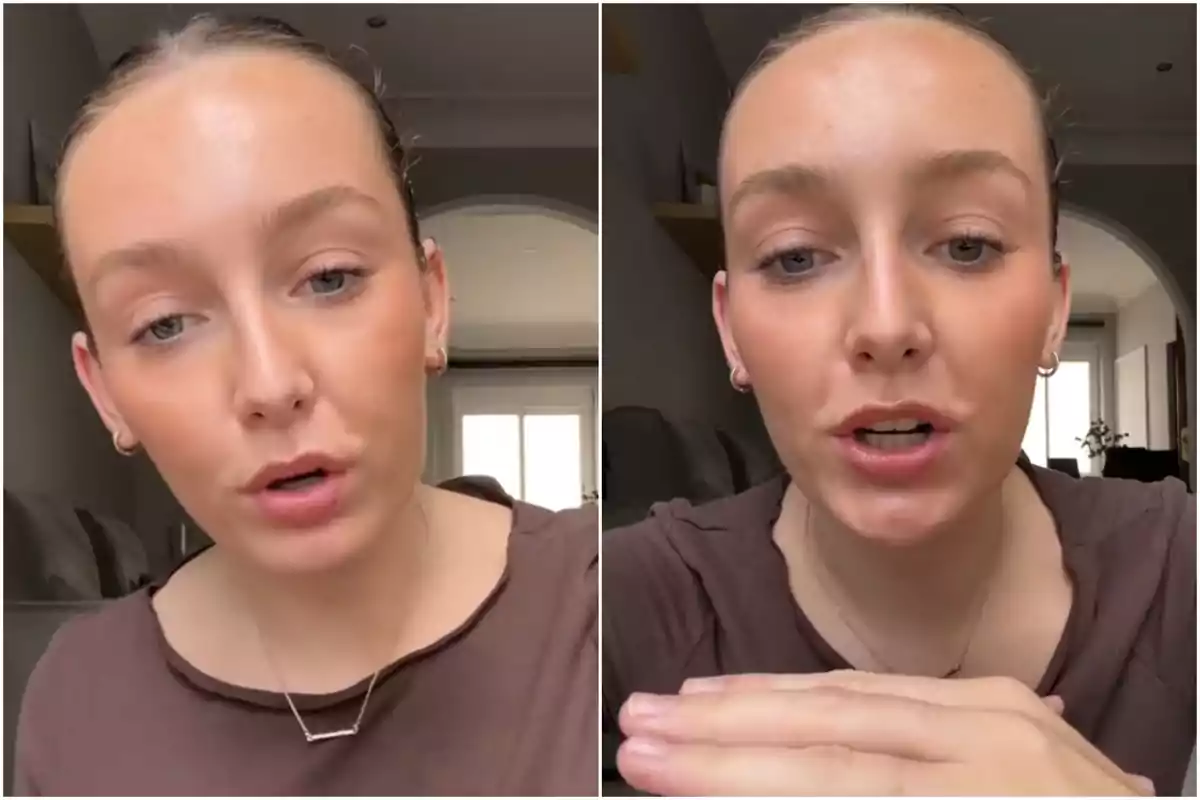 Capturas de un vídeo de TikTok