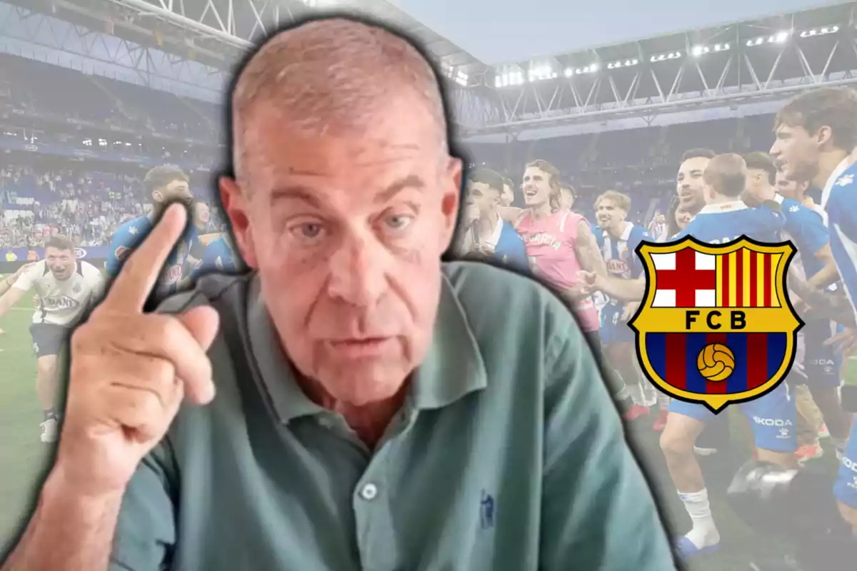 Tomás Guasch i l'escut del Barça