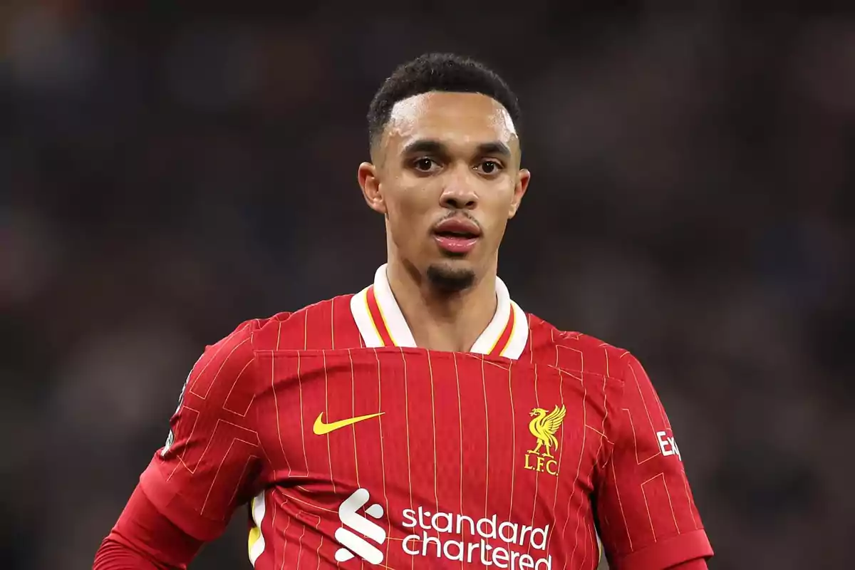 Trent Alexander-Arnold en un partit Trent Alexander-Arnold en un partit