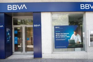 Una oficina del BBVA